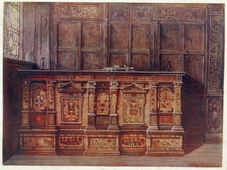 a Chest of Ammunition embedded, offered by Sir Hugh Offley when he was mayor of London in 1556, at Saint-Marie-Overie Church, now Southwark Cathedral - Edwin Foley — artwork view
