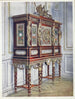 Queen Marie-Antoinette's jewelry cabinet painting in gilded mahogany inlaid with sculptures and painted plaques - Edwin Foley — artwork view