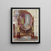 Psyche and Napoleon I's bed - Edwin Foley — framed artwork on a wall