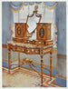 Satin wood dresser painting with medallions - Edwin Foley — artwork view