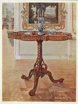 Gallery table with profiled edge and shaped borders - Edwin Foley — artwork view