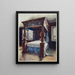 The bed of Littlecote The property of Vincent Robinson Esquire F. S. A. Parnham Dorset - Edwin Foley — framed artwork on a wall