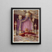The throne room of Fontainebleau Castle - Edwin Foley — framed artwork on a wall