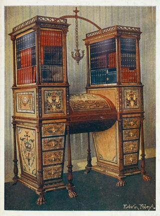 The double marqueted secretary and the sisters' library - Edwin Foley — artwork view