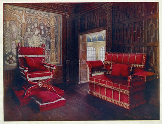 Armchair and padded sofa with adjustable ends - Edwin Foley — artwork view