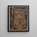 Secretary desk with various wood inlay, cast and gilded bronze mounts - Edwin Foley — framed artwork on a wall