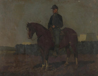 Cavalry Order Painting at Rappahannock Station, Virginia - Edwin Forbes — artwork view