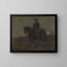 Cavalry Order Painting at Rappahannock Station, Virginia - Edwin Forbes — framed artwork on a wall