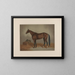 Saint Julien, king of trotting races - Edwin Forbes — framed artwork on a wall