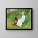 A Moment of Calm - Edwin Harris — framed artwork on a wall