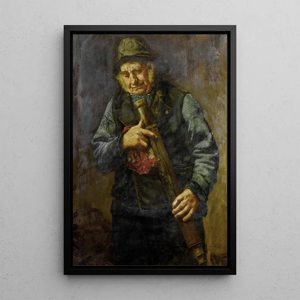 Inspection de la lentille - Edwin Harris — framed artwork on a wall