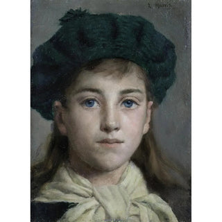 Portrait of a Girl - Edwin Harris — artwork view