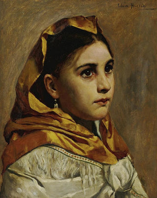 Portrait of a Young Girl - Edwin Harris — artwork view