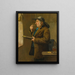 The Old Pilot - Edwin Harris — framed artwork on a wall