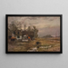 In the twilight - Edwin Lamasure — framed artwork on a wall