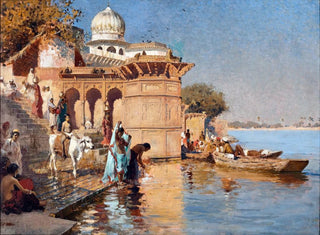 Le long des ghâts de Mathura - Edwin Lord Weeks — artwork view