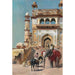 Devant la grande mosquée Jami Masjid, Mathura, India - Edwin Lord Weeks — artwork view