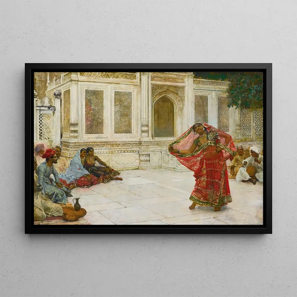 Indian Dancer - Edwin Lord Weeks — framed artwork on a wall
