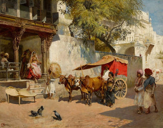 Girls of Nautche and Gharry in Ahmedabad - Edwin Lord Weeks — artwork view