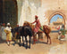 Seller of Persian Horses in Bombay - Edwin Lord Weeks — artwork view
