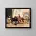 Seller of Persian Horses in Bombay - Edwin Lord Weeks — framed artwork on a wall