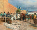 Café persan, le vendeur de poteries - Edwin Lord Weeks — artwork view