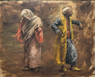 Study of Two Figures - Edwin Lord Weeks — artwork view