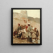 Voyager en Perse - Edwin Lord Weeks — framed artwork on a wall