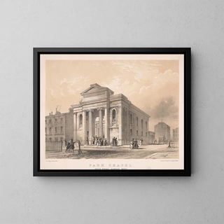the Chapel of Park Grove Street, Camden Town - Edwin Thomas Dolby — framed artwork on a wall