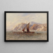 Wales Coast Painting - Edwin Toovey — framed artwork on a wall