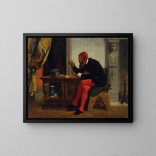 The Antiquarian - Edwin White — framed artwork on a wall