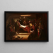 La signature du pacte dans la cabine du Mayflower - Edwin White — framed artwork on a wall
