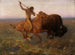 Indian Bison Hunt - Edwin Willard Deming — artwork view