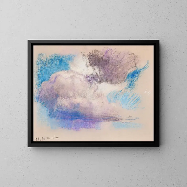 Clouds - Eero Järnefelt — framed artwork on a wall