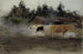 Cows in Peat Smoke Study - Eero Järnefelt — artwork view