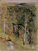 Forest landscape painting - Eero Järnefelt — artwork view