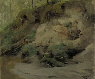 Forest with a Sandy Slope - Eero Järnefelt — artwork view