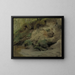 Forest with a Sandy Slope - Eero Järnefelt — framed artwork on a wall
