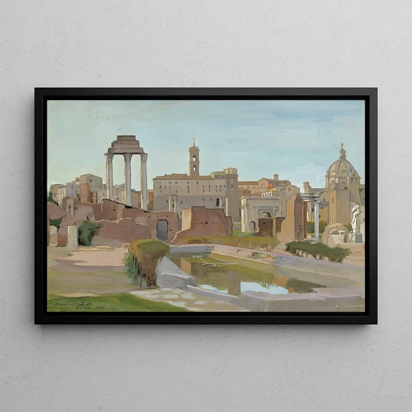 Forum Romain - Eero Järnefelt — framed artwork on a wall