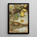 Frog with Water Lily - Eero Järnefelt — framed artwork on a wall