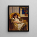 Girl Reading - Eero Järnefelt — framed artwork on a wall