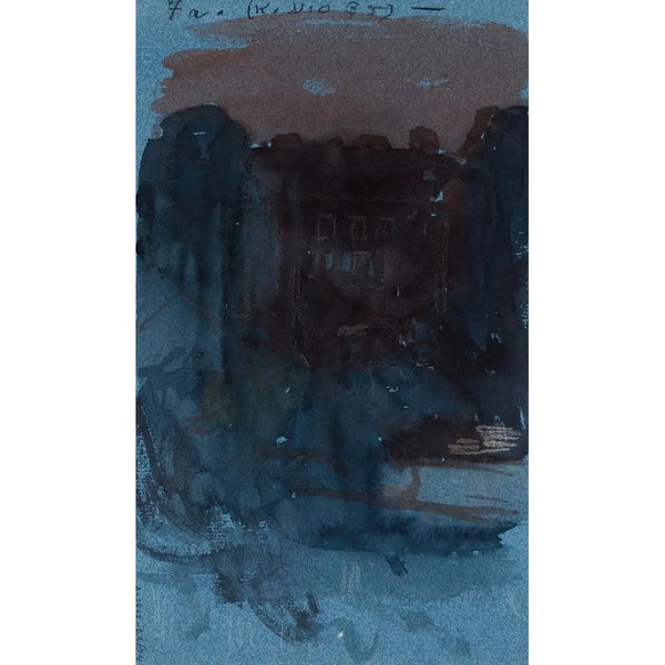 House in the Park - Eero Järnefelt — framed artwork on a wall