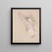 Folds of fabric probably - Eero Järnefelt — framed artwork on a wall