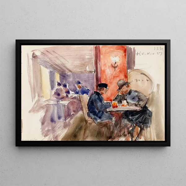 Kapakassa - Eero Järnefelt — framed artwork on a wall