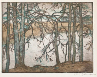Rivage du lac avec des roseaux - Eero Järnefelt — artwork view