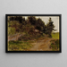 Sentier dans la forêt - Eero Järnefelt — framed artwork on a wall