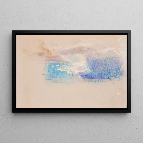 Clouds from the Early 20th Century - Eero Järnefelt — framed artwork on a wall