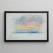 Study of Cloud at Twilight - Eero Järnefelt — framed artwork on a wall