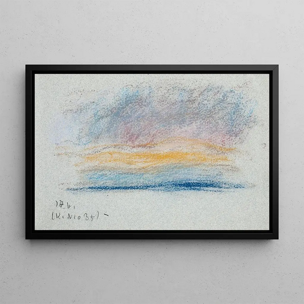 Study of Cloud at Twilight - Eero Järnefelt — framed artwork on a wall