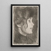 Portrait of a Young Woman - Eero Järnefelt — framed artwork on a wall